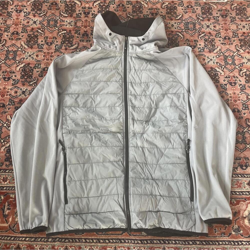 32 Degrees Heat Men's Size L Lightweight Jacket - Gray - No Drawstring